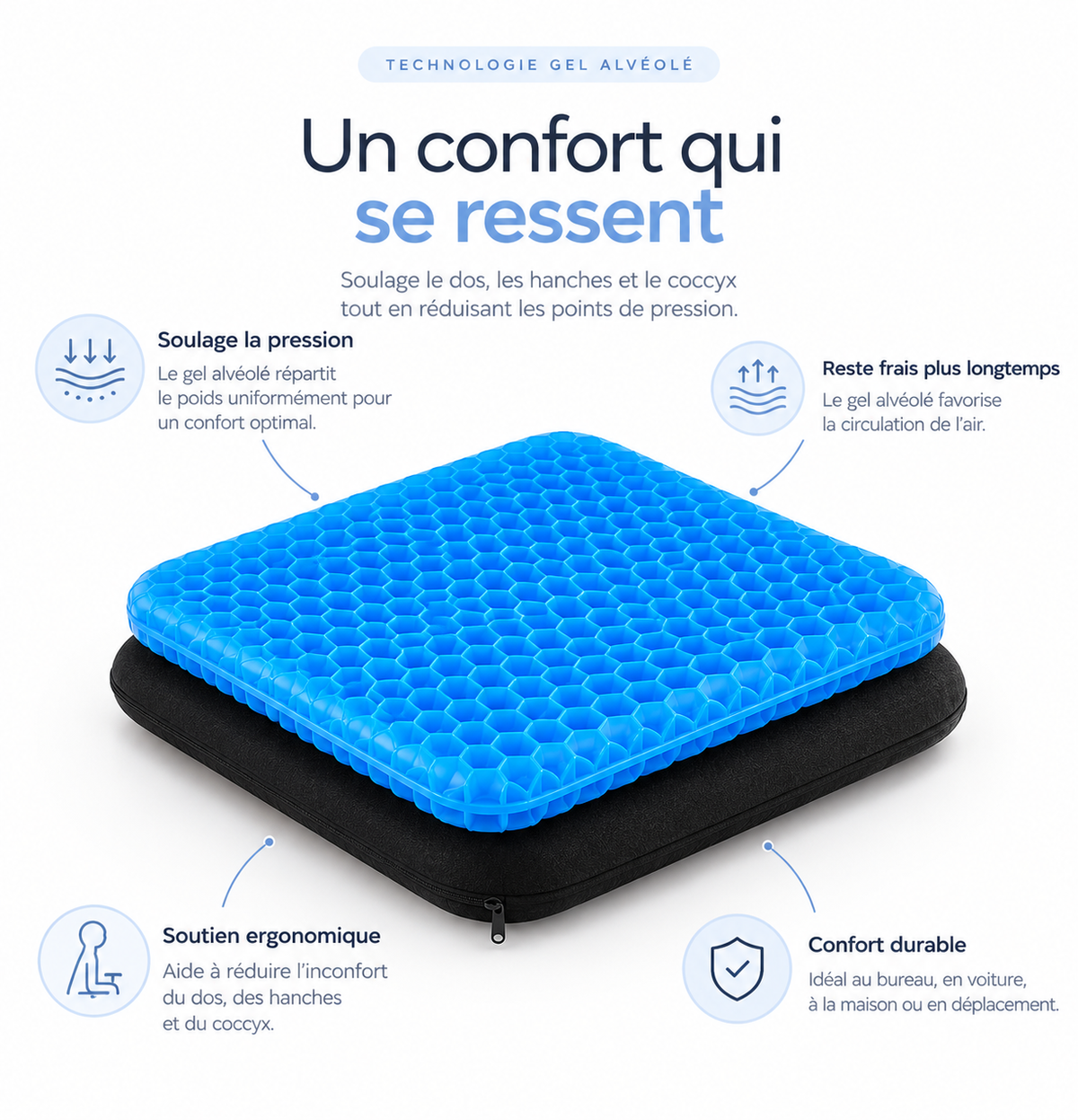 Coussin en gel Comforta™